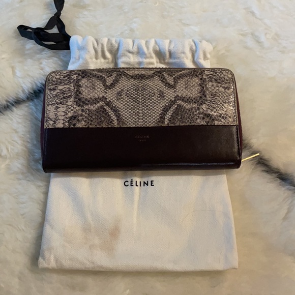 Celine long snakeskin wallet - Picture 8 of 8